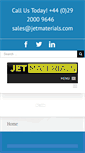 Mobile Screenshot of jetmaterials.com